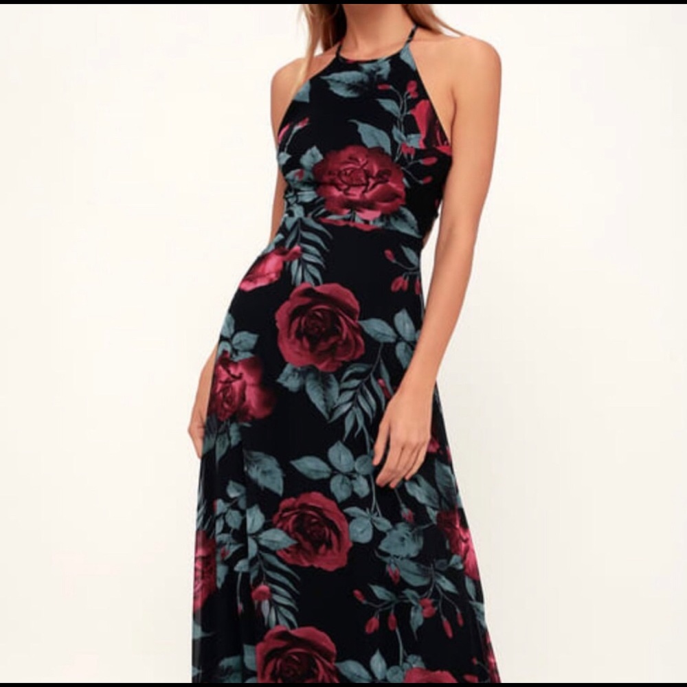 Lulus Adventure Seeker maxi dress